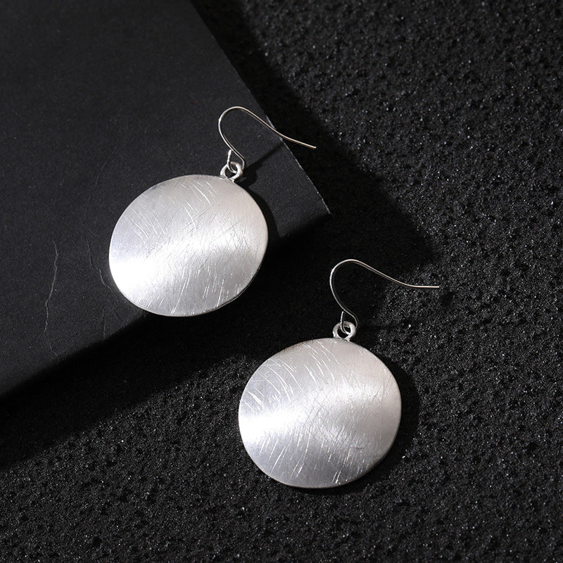 Retro Gold Record Earrings
