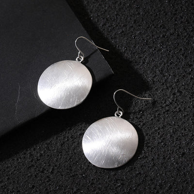 Retro Gold Record Earrings