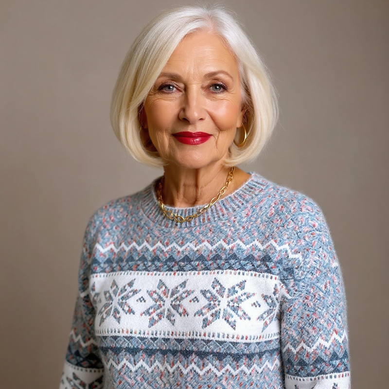 April | Retro Sweater