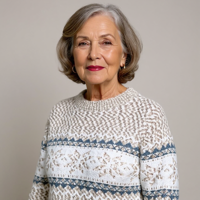 April | Retro Sweater